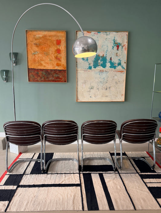 4 chaises Sabrina Gastone Rinaldi