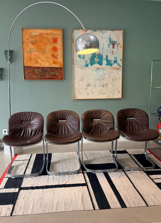 4 chaises Sabrina Gastone Rinaldi