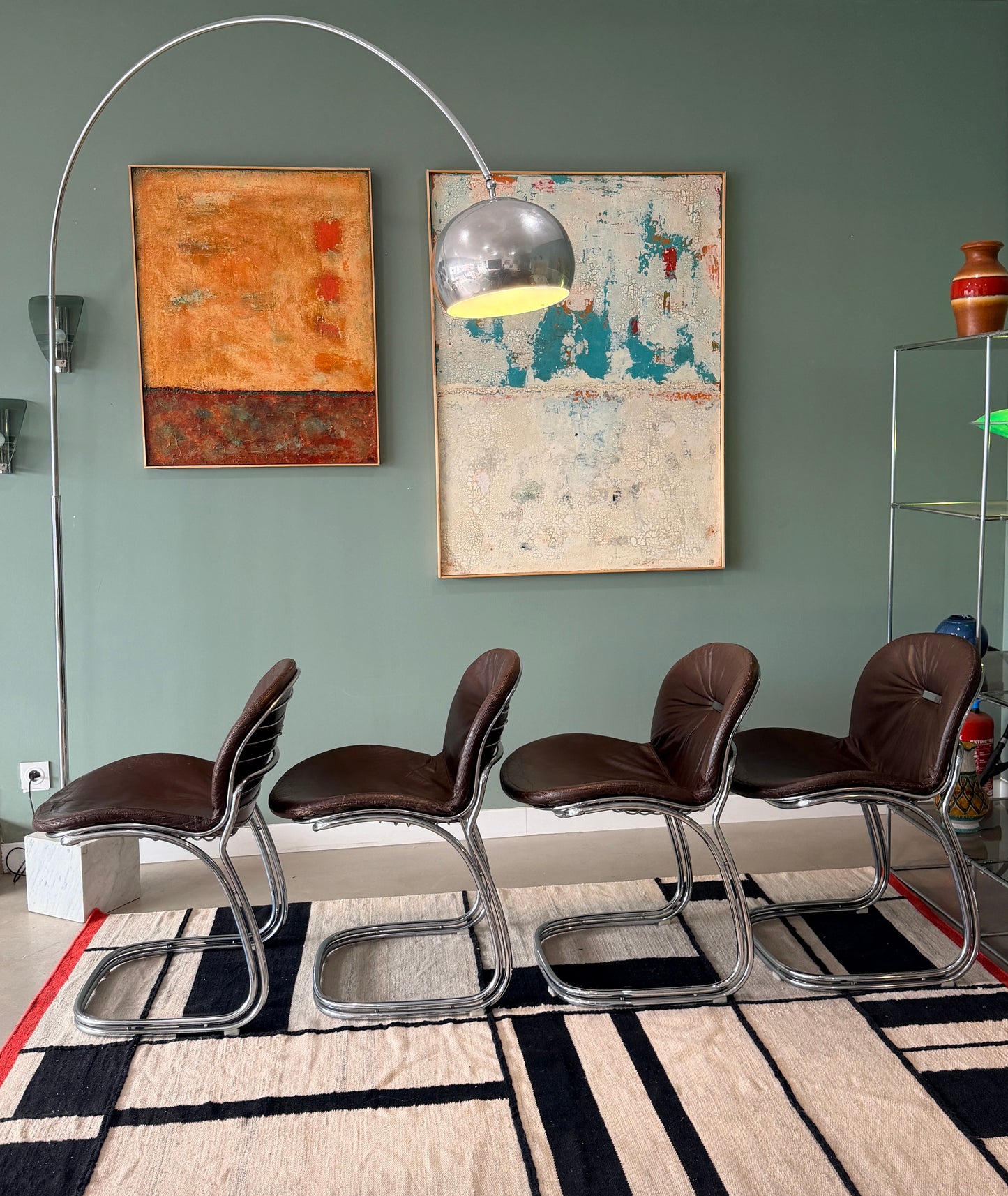 4 chaises Sabrina Gastone Rinaldi