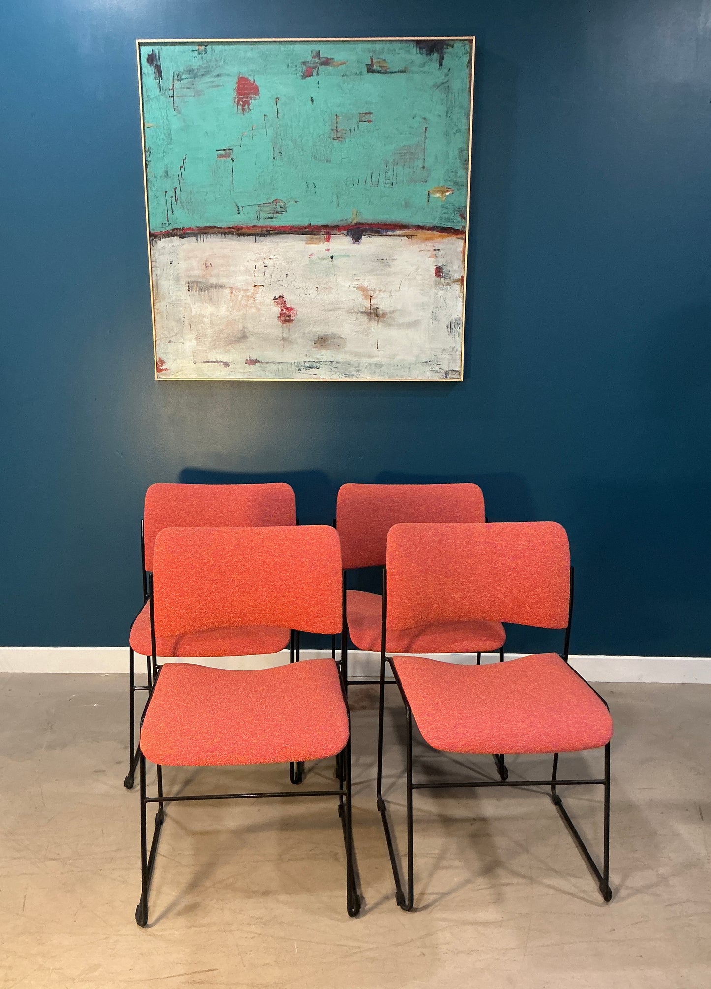 4 chaises David Rowland