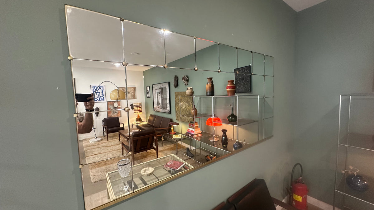 Grand miroir vintage