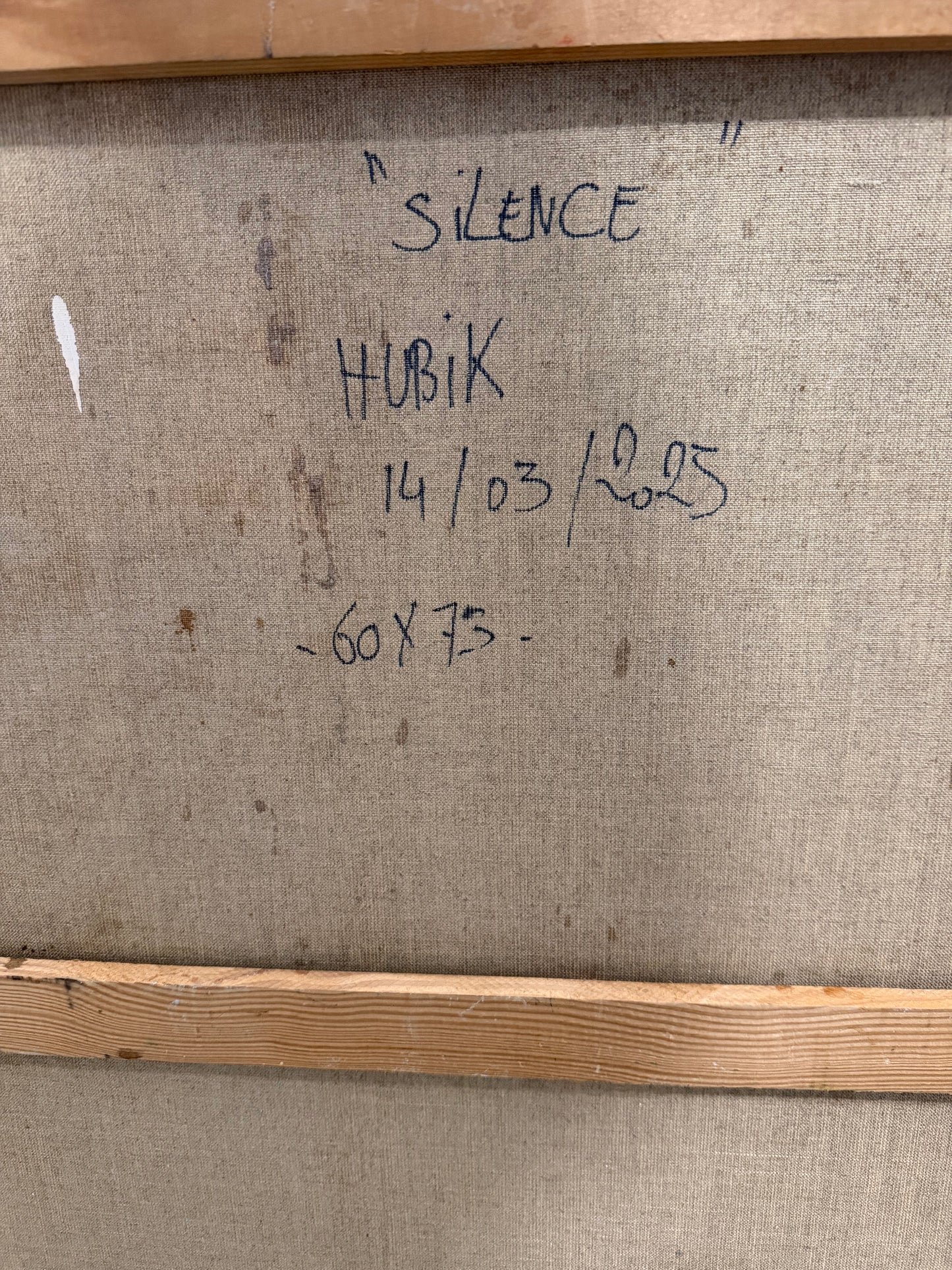 Tableaux "SILENCE" HUBIK France